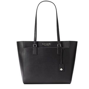 Black Kate Spade New York Cameron Large Work Tote with gold hardware nwot